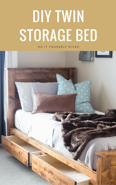 Best ideas about DIY Twin Bed Frame With Storage
. Save or Pin do it yourself divas DIY Twin Storage Bedframe Now.