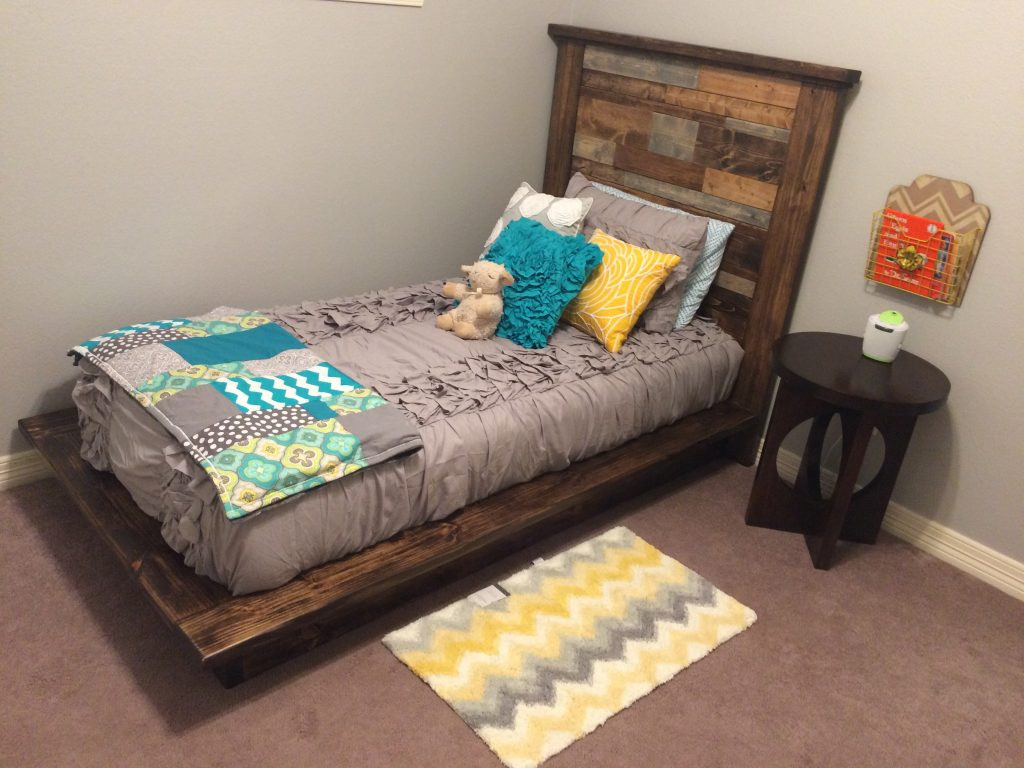 Best ideas about DIY Twin Headboard Plans
. Save or Pin DIY Platform Bed & Headboard Twin Shanty 2 Chic Now.