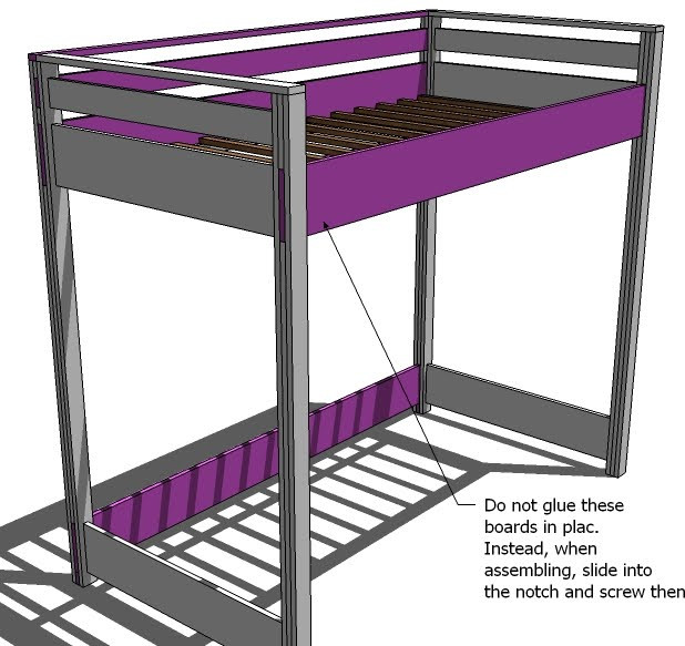 Best ideas about DIY Twin Loft Bed Plans
. Save or Pin $200 full sized bunk bed Now.