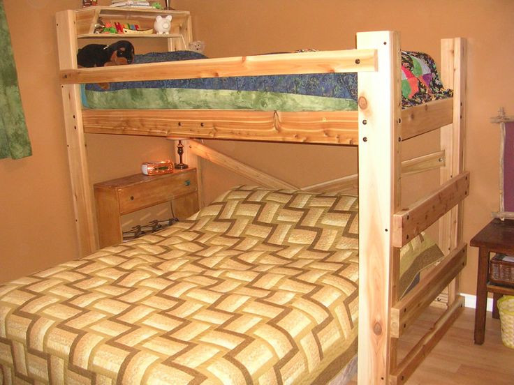 Best ideas about DIY Twin Over Full Bunk Bed
. Save or Pin Best 25 Queen bunk beds ideas on Pinterest Now.