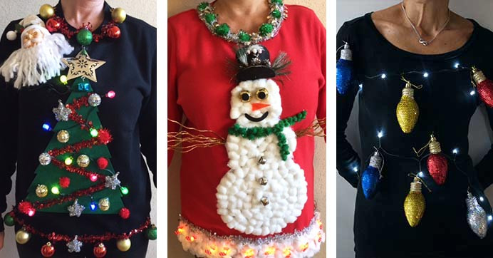 Best ideas about DIY Ugly Christmas Sweaters Ideas
. Save or Pin It s Ugly Christmas Sweater Time 3 Tree Mendously Tacky Now.