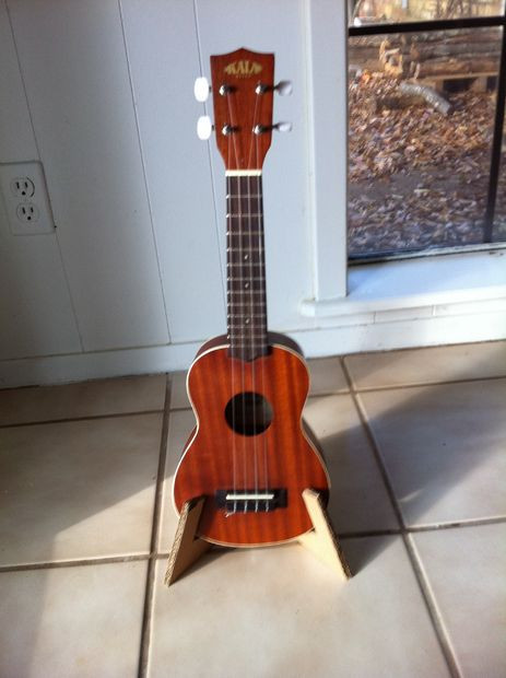Best ideas about DIY Ukulele Stand
. Save or Pin Carboard Ukulele Stand Now.