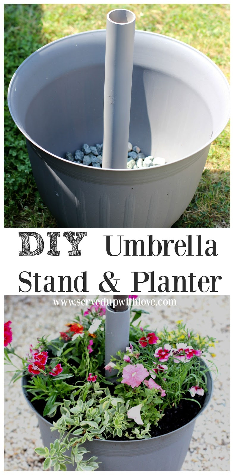 Best ideas about DIY Umbrella Stands
. Save or Pin Served Up With Love DIY Umbrella Stand & Planter Now.