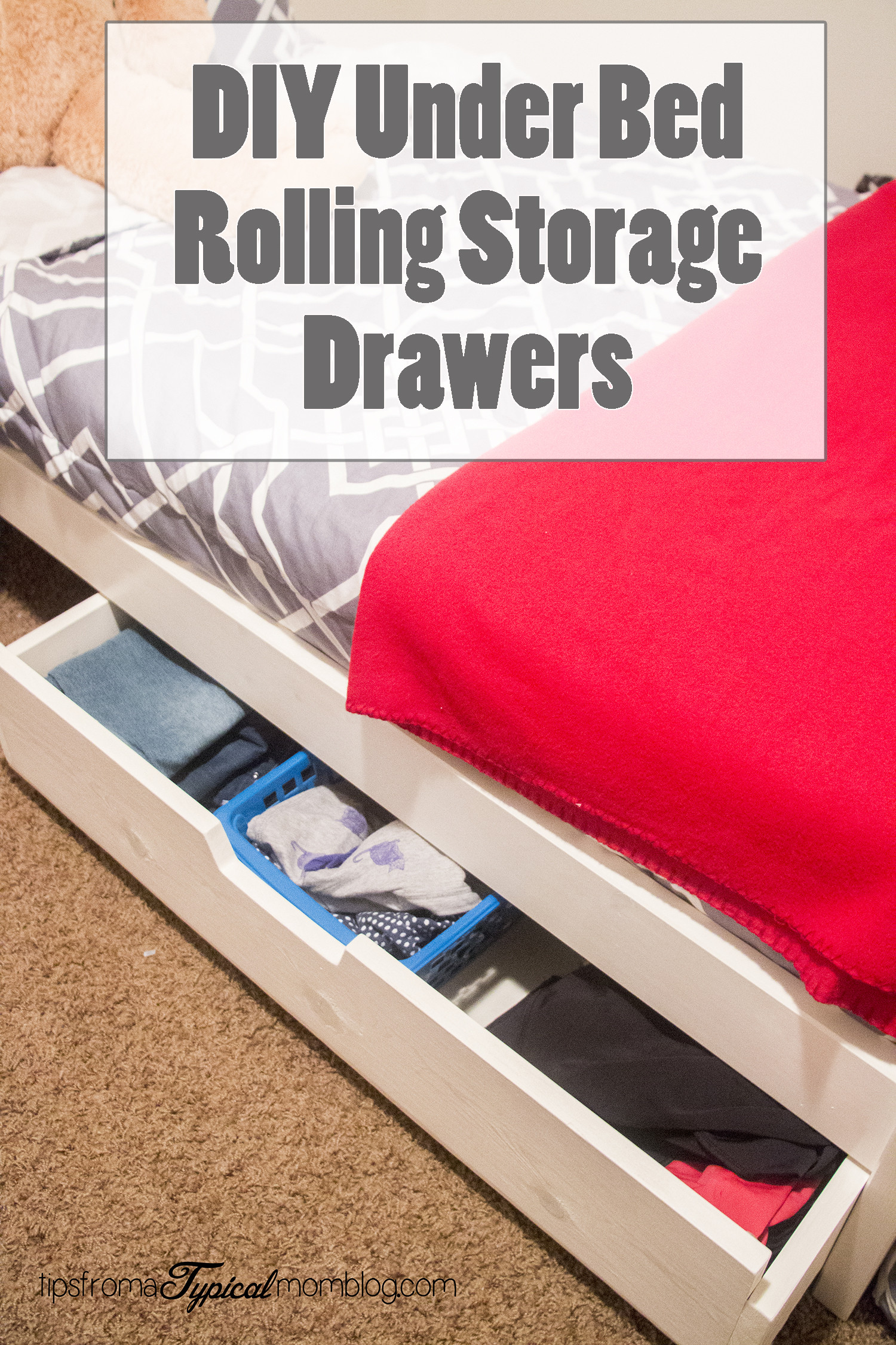 Best ideas about DIY Under Bed Drawers
. Save or Pin DIY Under Bed Rolling Storage Drawers Tutorial Tips from Now.