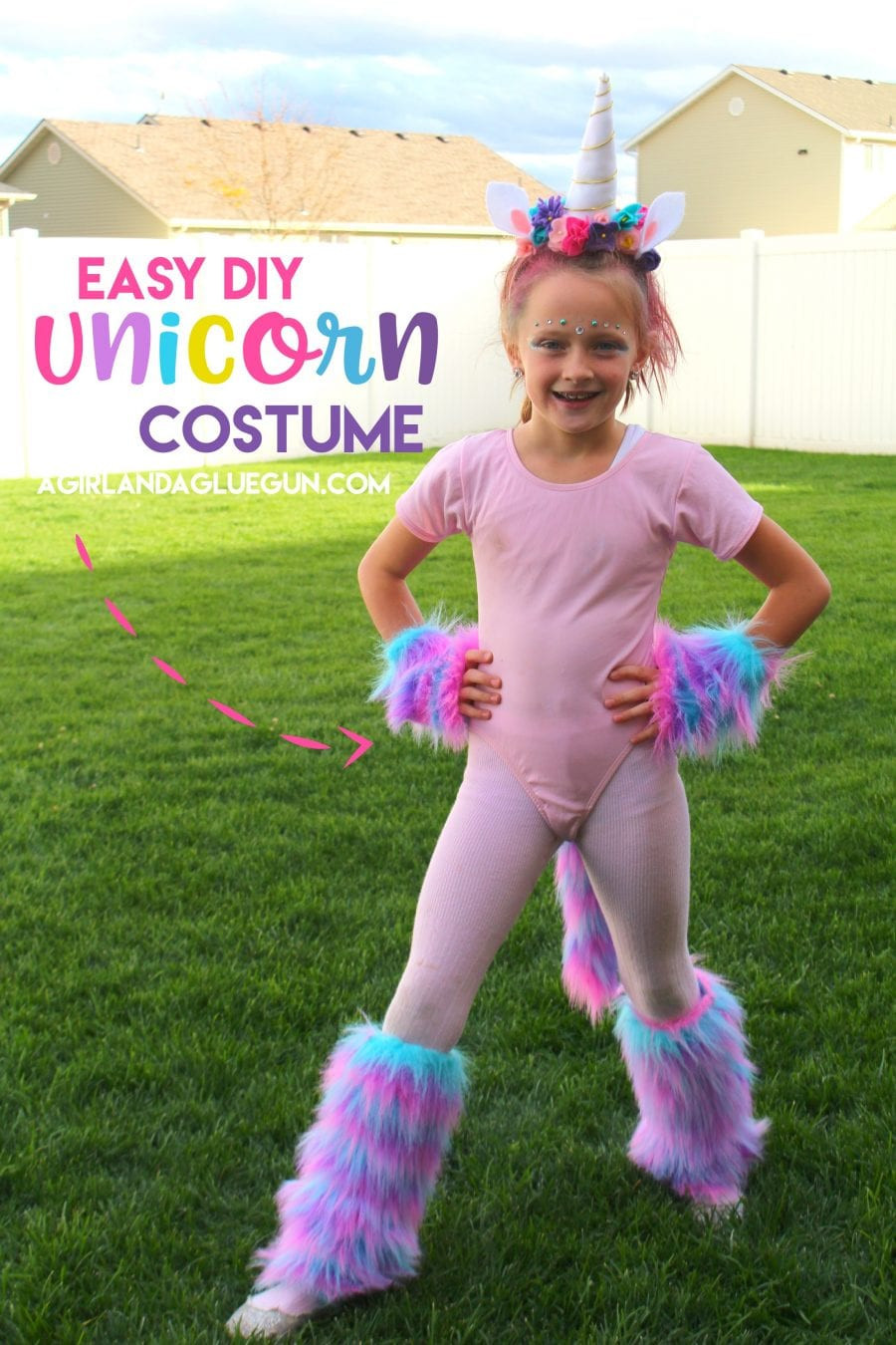 Best ideas about DIY Unicorn Costume For Girl
. Save or Pin Unicorn costume DIY A girl and a glue gun Now.