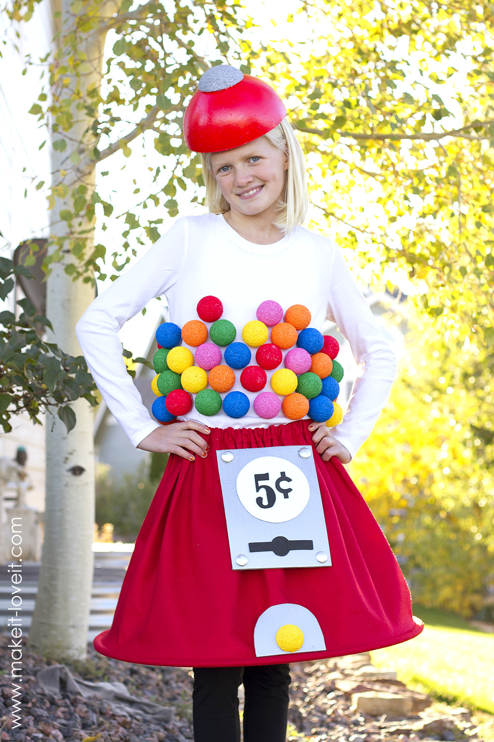 Best ideas about DIY Unique Halloween Costumes
. Save or Pin Gumball Machine Costume a very Low Sew project Now.