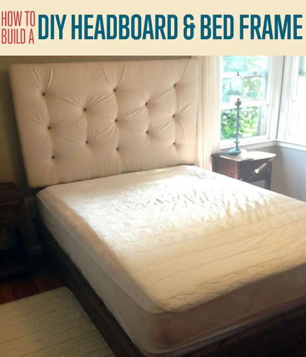 Best ideas about DIY Upholstered Bed Frame
. Save or Pin How To Build a DIY Upholstered Headboard and Bed Frame Now.