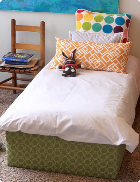 Best ideas about DIY Upholstered Bed Frame
. Save or Pin diy project upholstered toddler beds – Design Sponge Now.