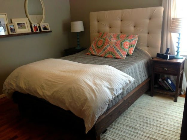 Best ideas about DIY Upholstered Bed Frame
. Save or Pin How To Build a DIY Upholstered Headboard Now.