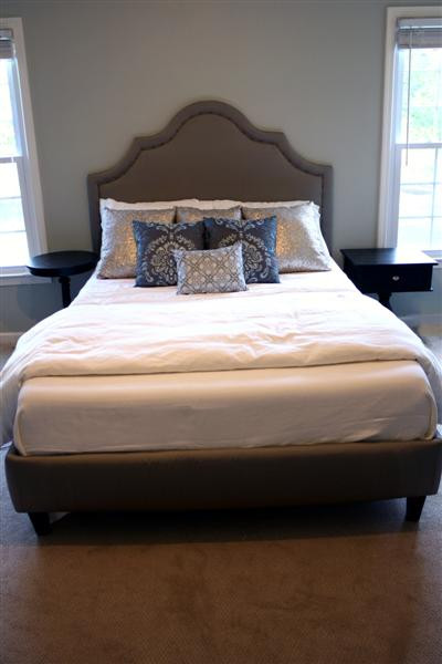 Best ideas about DIY Upholstered Bed Frame
. Save or Pin DIY Upholstered Platform Bed with Curved Fabric Headboard Now.