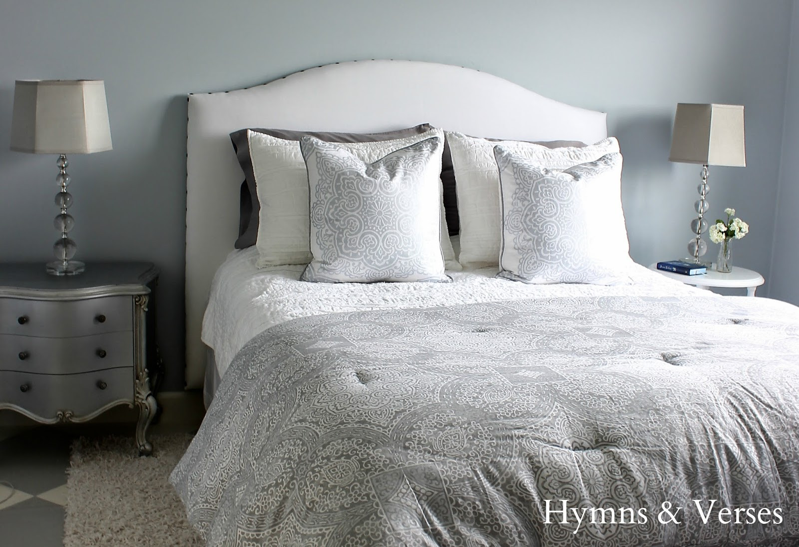 Best ideas about DIY Upholstered Headboard
. Save or Pin DIY Upholstered Headboard Tutorial Hymns and Verses Now.