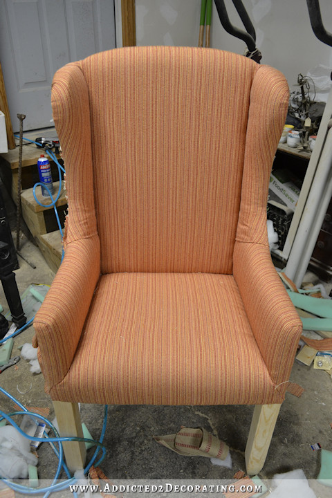 Best ideas about DIY Upholstering Chairs
. Save or Pin DIY Upholstered Wingback Dining Chair – Finished How To Now.