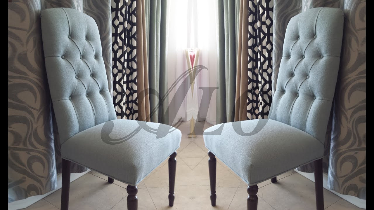 Best ideas about DIY Upholstering Chairs
. Save or Pin DIY HOW TO REUPHOLSTER A DINING ROOM CHAIR WITH BUTTONS Now.