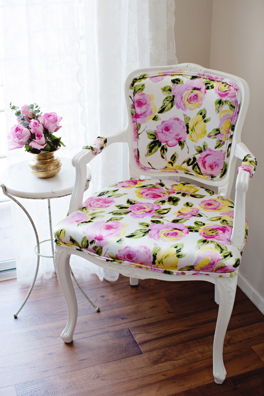 Best ideas about DIY Upholstering Chairs
. Save or Pin DIY Floral Chair Upholstery 2 – Melodrama Now.