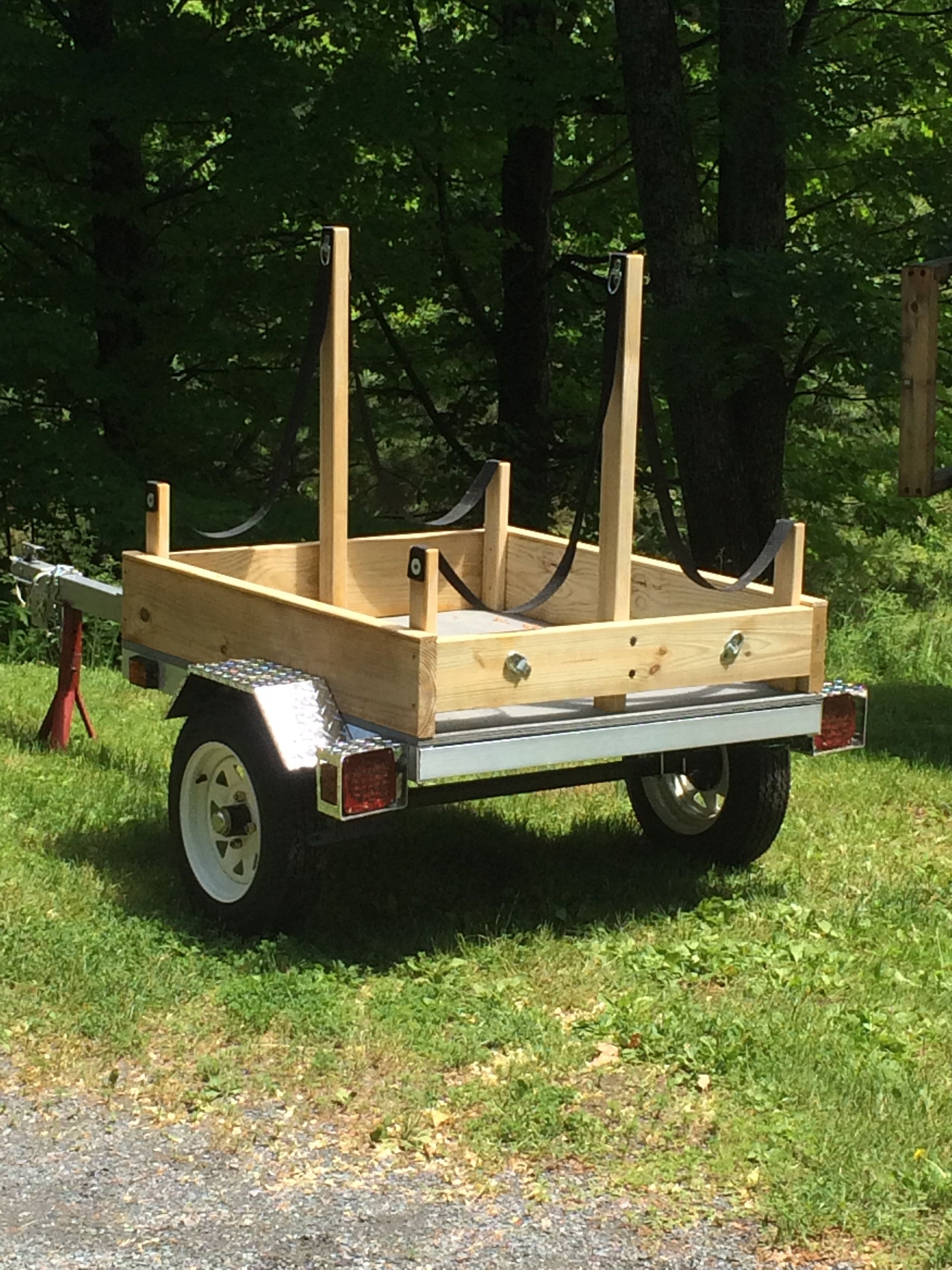 Best ideas about DIY Utility Trailers
. Save or Pin DIY utility trailer conversion to haul kayaks Straps Now.