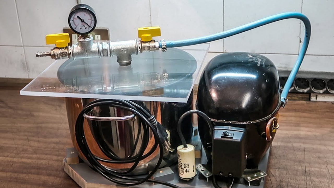 Best ideas about DIY Vacume Pump
. Save or Pin DIY Vacuum Pump And Chamber Now.