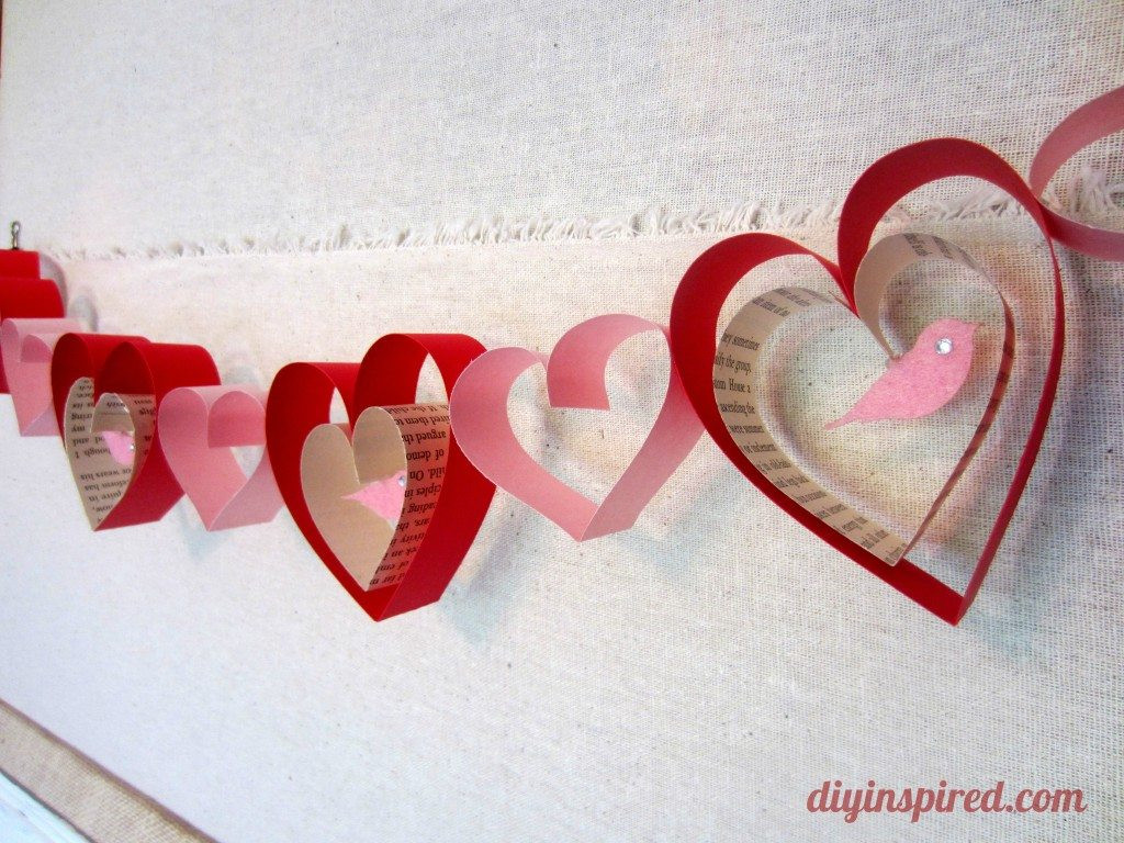 Best ideas about DIY Valentine Crafts
. Save or Pin Valentines Day Craft DIY Garland DIY Inspired Now.