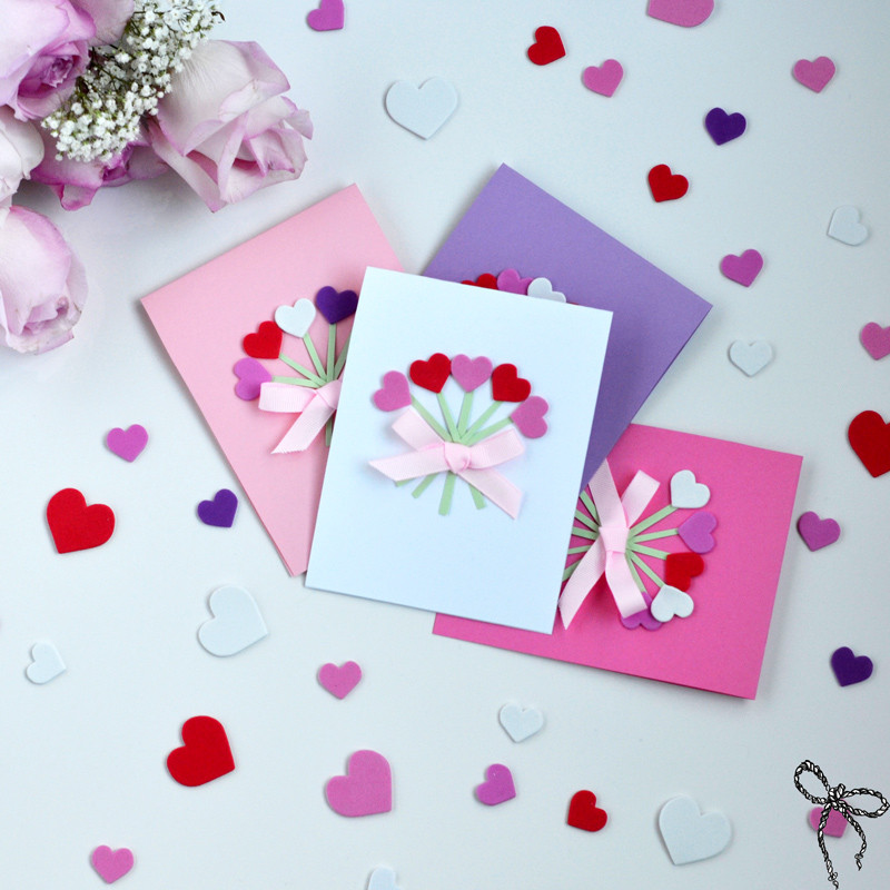 Best ideas about DIY Valentine Day Card
. Save or Pin DIY Valentine s Day Cards Wear Bows and Smile Now.