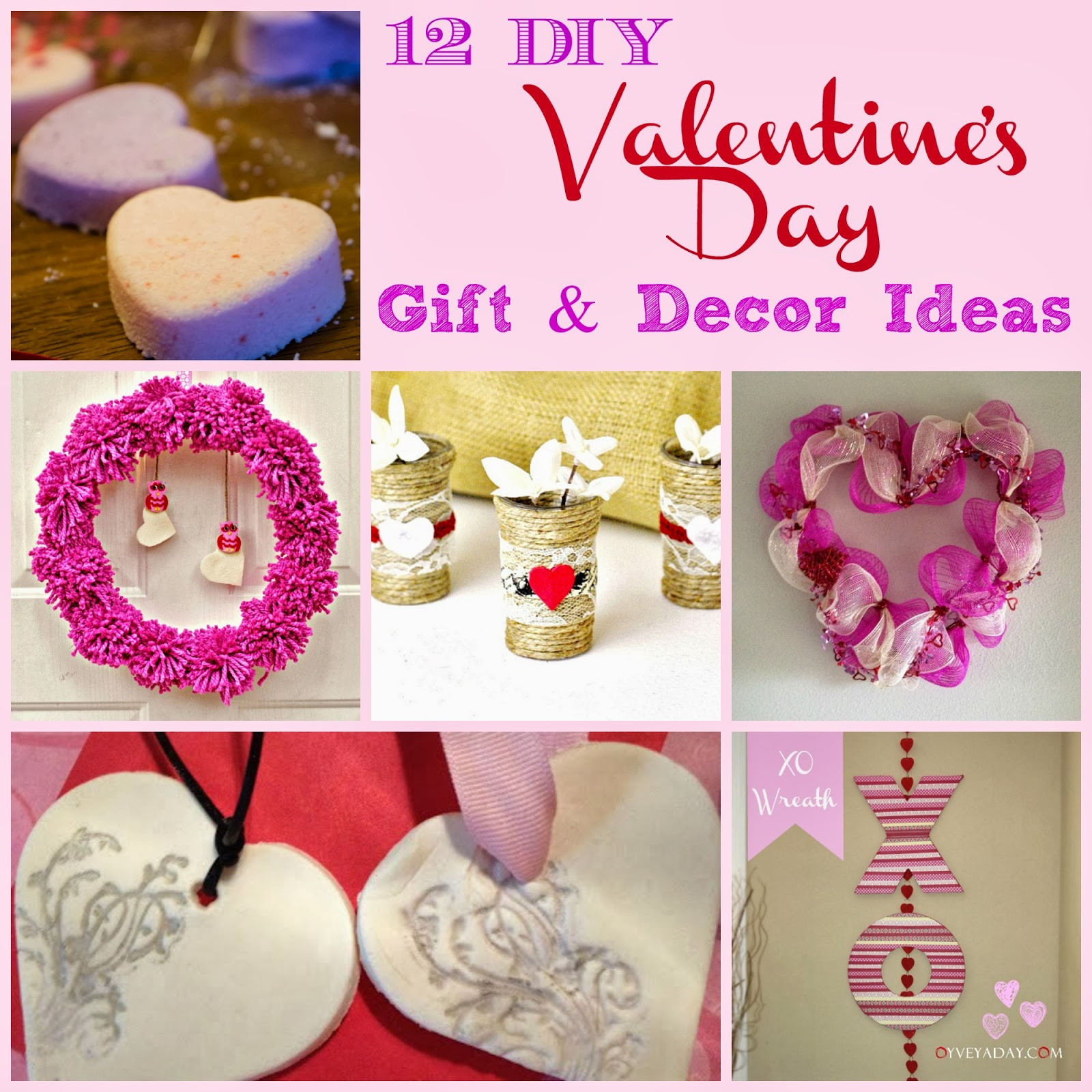 Best ideas about Diy Valentine Day Gift Ideas
. Save or Pin 12 DIY Valentine s Day Gift & Decor Ideas Outnumbered 3 to 1 Now.