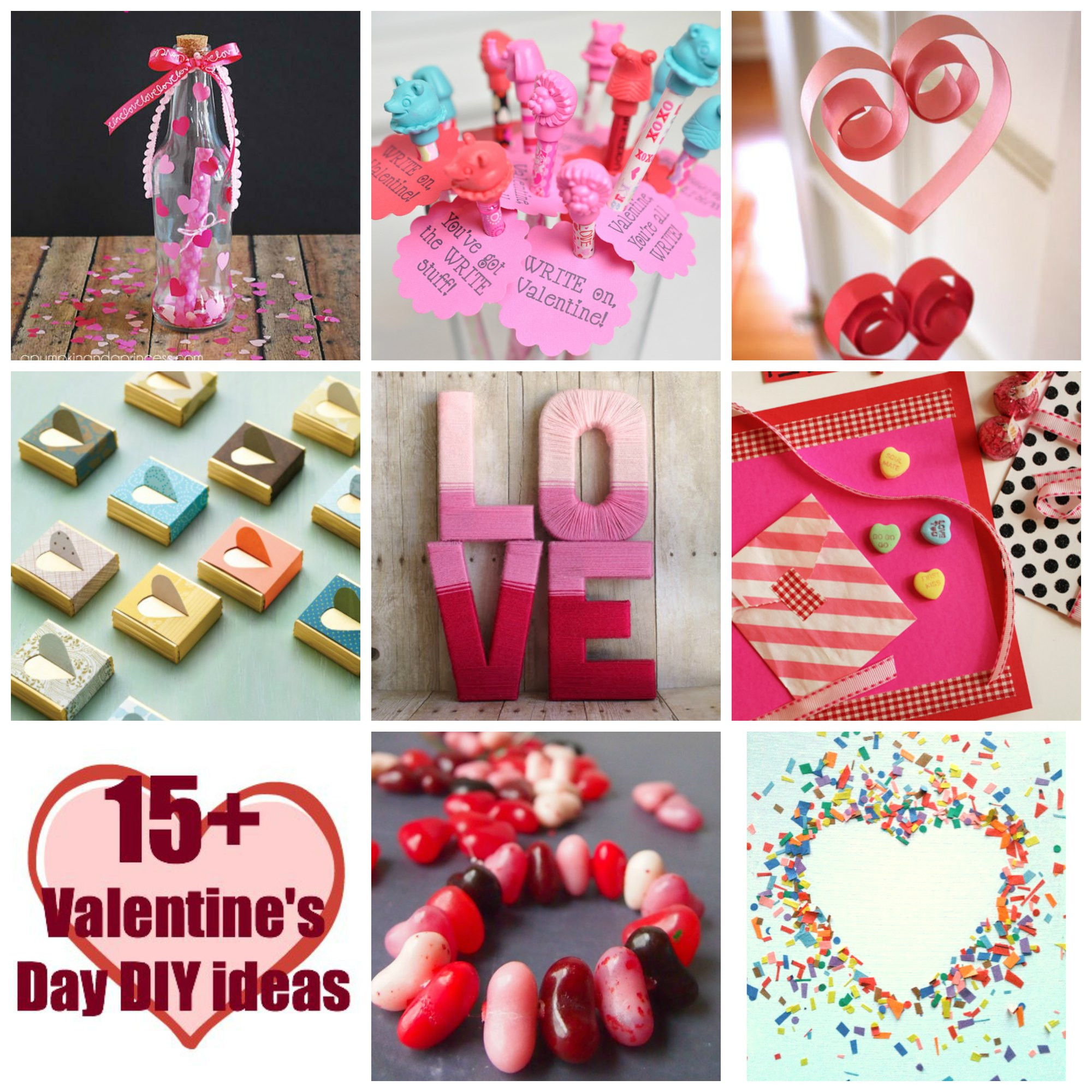 Best ideas about DIY Valentine Day
. Save or Pin 15 Valentine’s Day DIY and Craft Ideas Now.