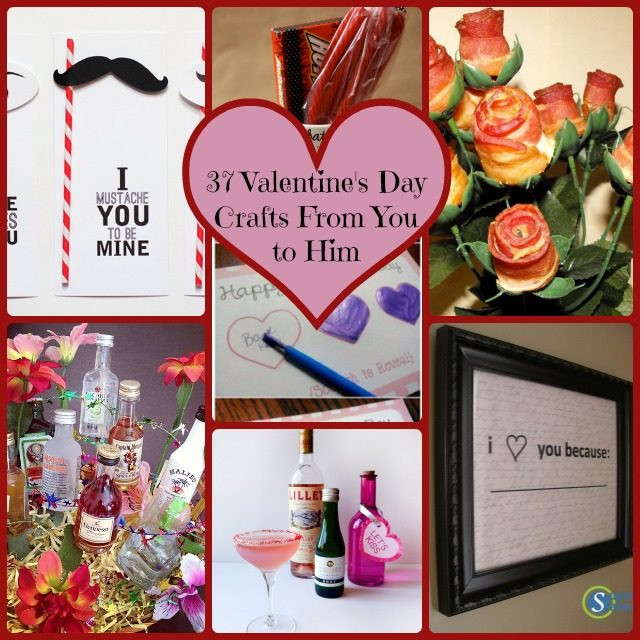 Best ideas about DIY Valentine Gifts For Him
. Save or Pin 37 Simple DIY Valentine s Day Gift Ideas From You to Him Now.