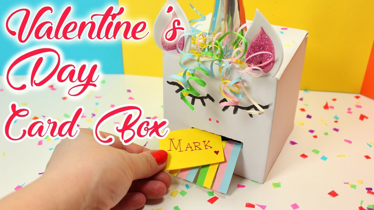 Best ideas about DIY Valentine'S Day Box
. Save or Pin Valentine s Day Card Box Easy DIY Unicorn Box Now.