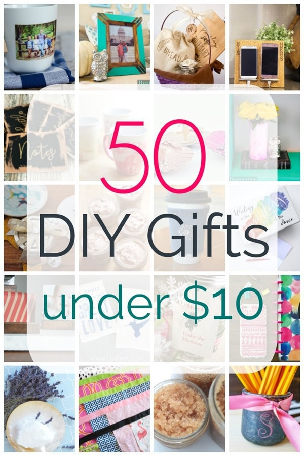 Best ideas about DIY Valentine'S Gifts For Friends
. Save or Pin 50 Awesome DIY Gifts Under Ten Dollars Lovely Etc Now.