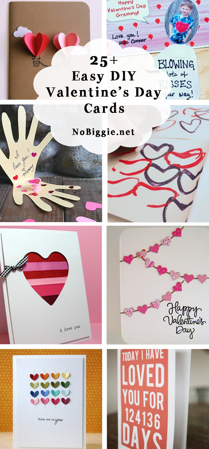 Best ideas about DIY Valentines Cards
. Save or Pin 25 Easy DIY Valentine s Day Cards Now.