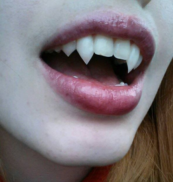 Best ideas about DIY Vampire Fangs
. Save or Pin Fangs DIY Using Fake Nails All Now.