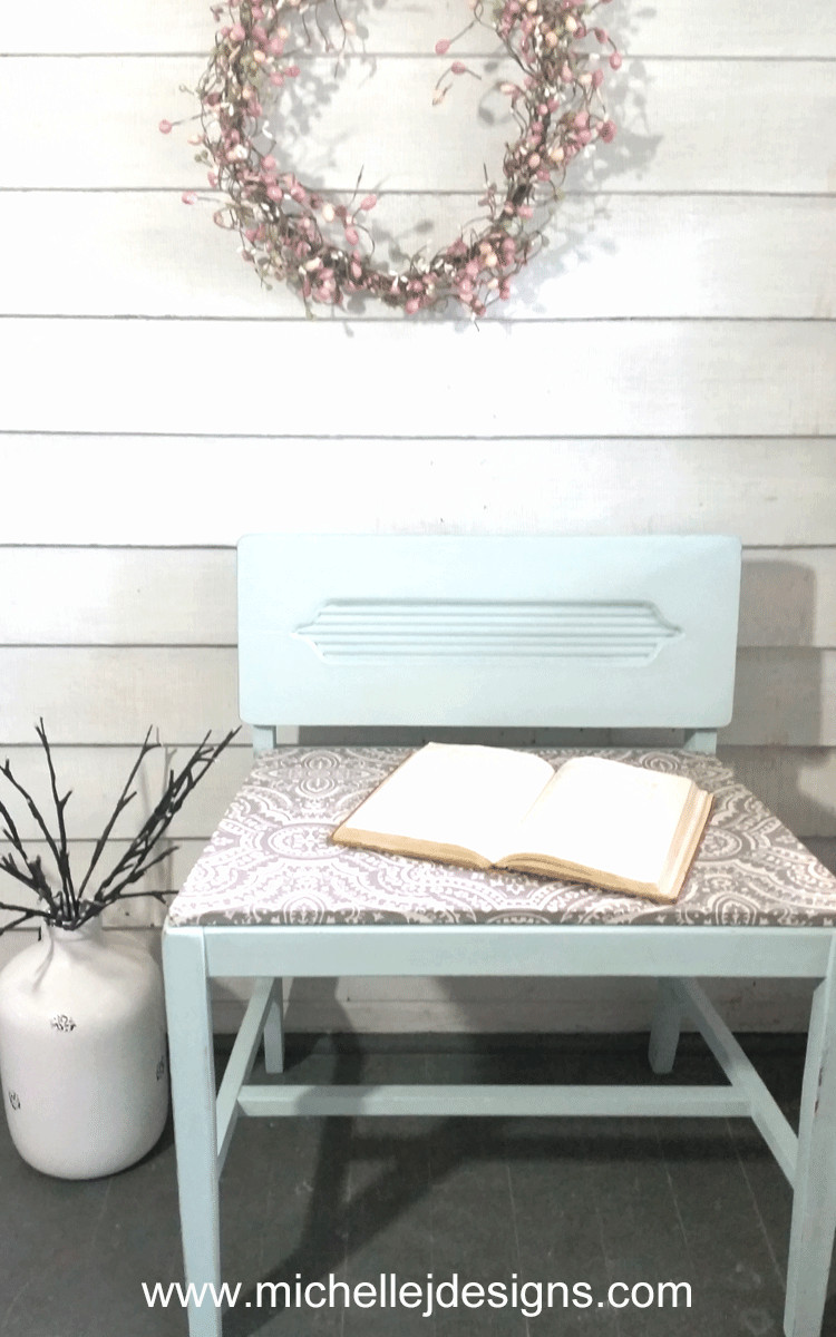 Best ideas about DIY Vanity Chair
. Save or Pin Sweet DIY Vanity Chair Makeover With Mod Podge Now.