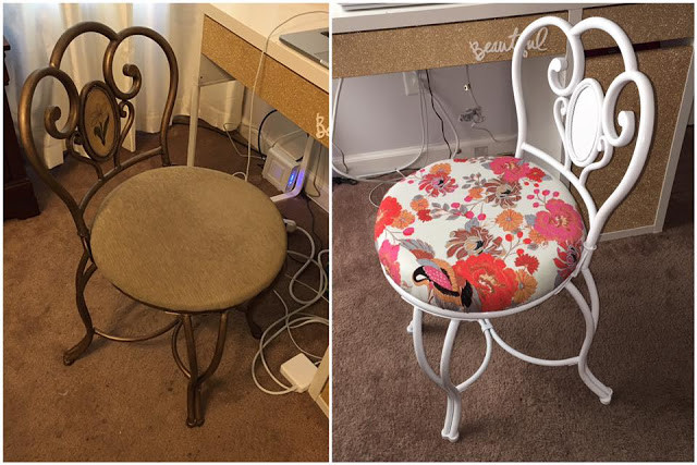 Best ideas about DIY Vanity Chair
. Save or Pin Vanity Chair Makeover Now.