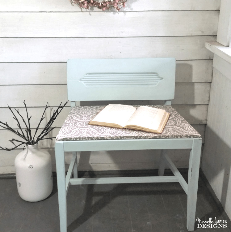 Best ideas about DIY Vanity Chair
. Save or Pin Sweet DIY Vanity Chair Makeover With Mod Podge Now.