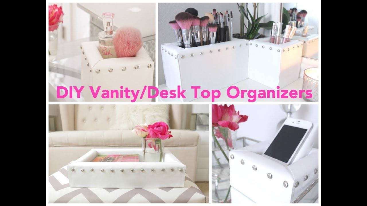 Best ideas about DIY Vanity Organizer
. Save or Pin DIY Vanity Desk Top Organizers Now.