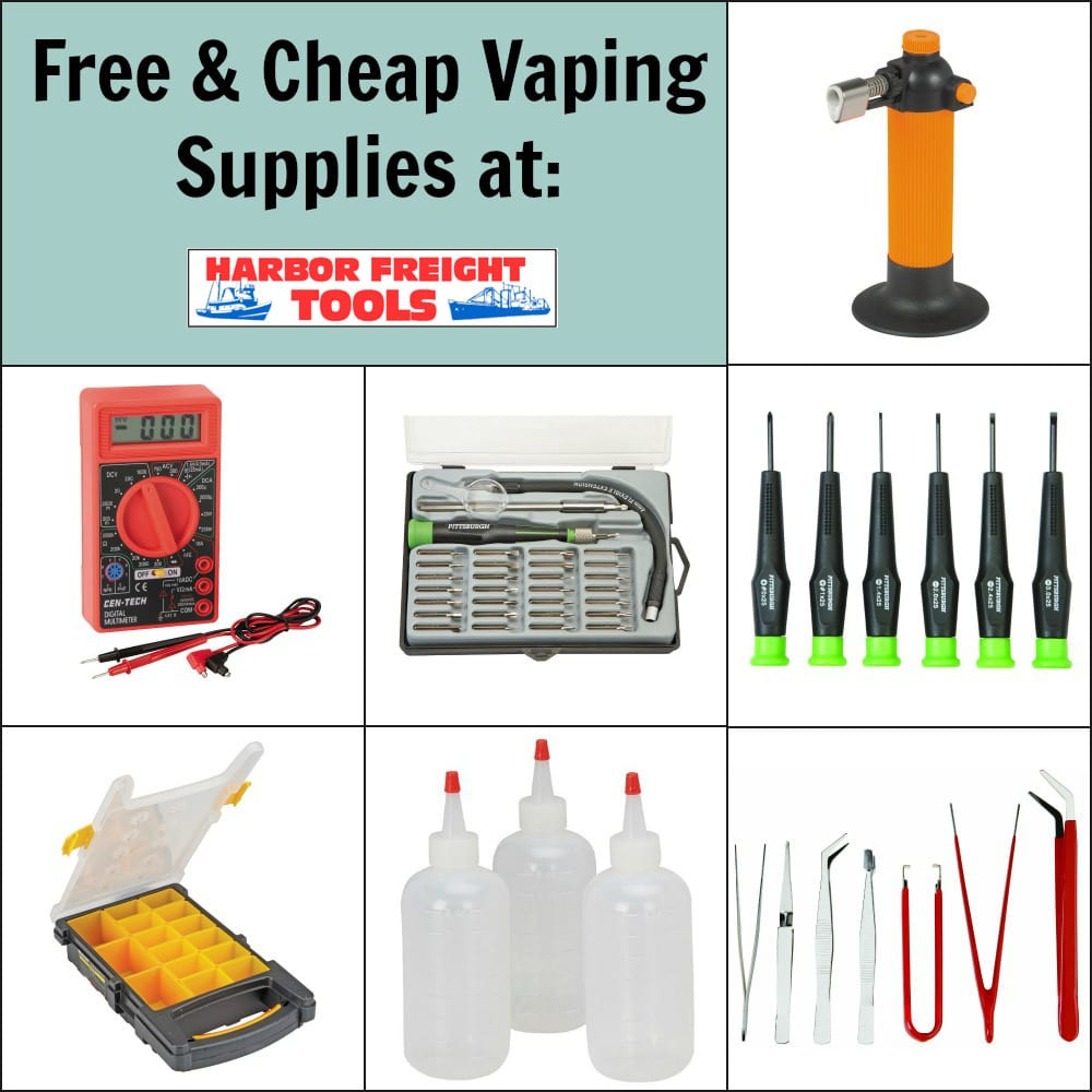 Best ideas about DIY Vape Supplies
. Save or Pin 7 Free & Cheap Vaping Supplies at Harbor Freight Now.