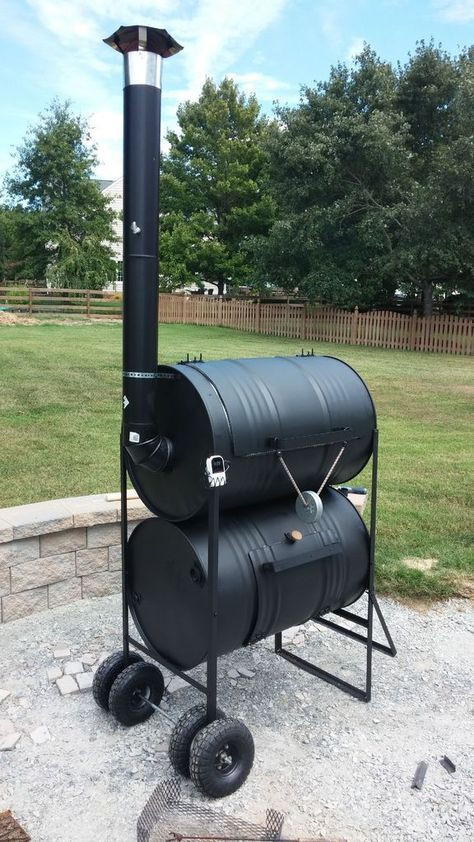 Best ideas about DIY Vertical Smoker Plans
. Save or Pin The No Weld Double Barrel Smoker and How to Use It Now.
