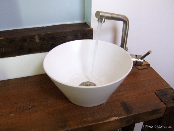 Best ideas about DIY Vessel Sink
. Save or Pin How to make a vessel sink from a serving bowl Little Now.