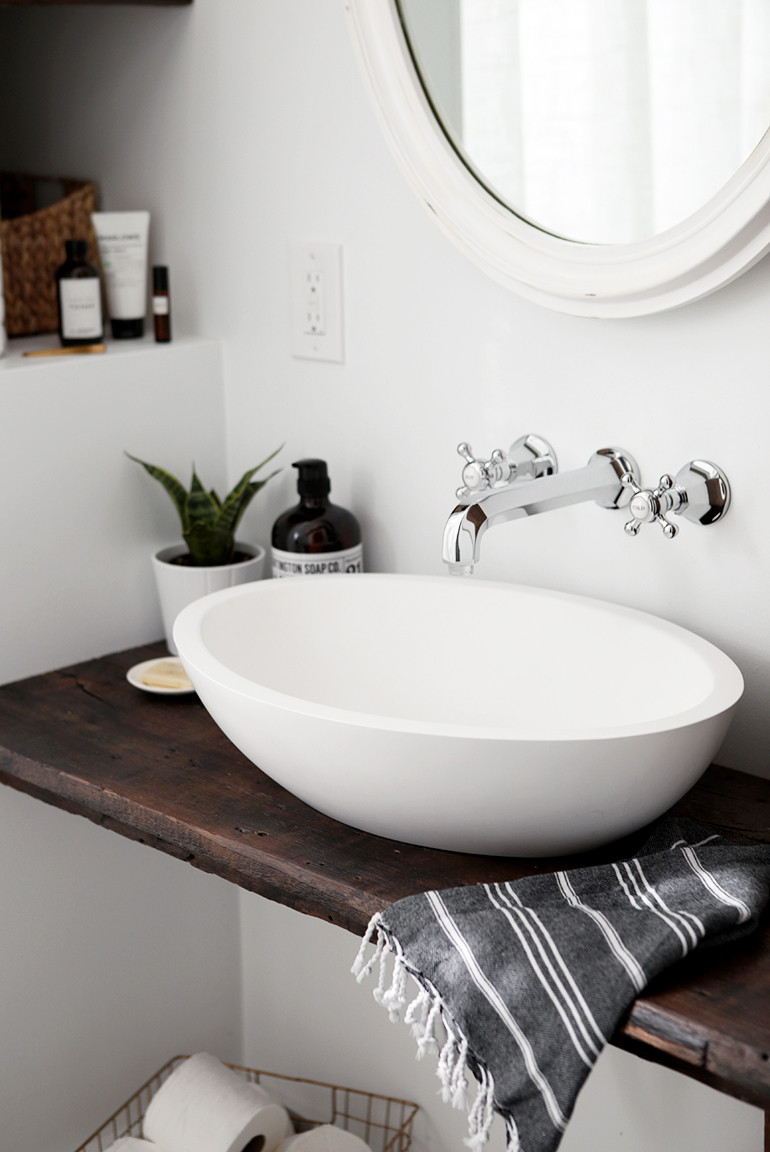 Best ideas about DIY Vessel Sink
. Save or Pin DIY Floating Sink Shelf The Merrythought Now.