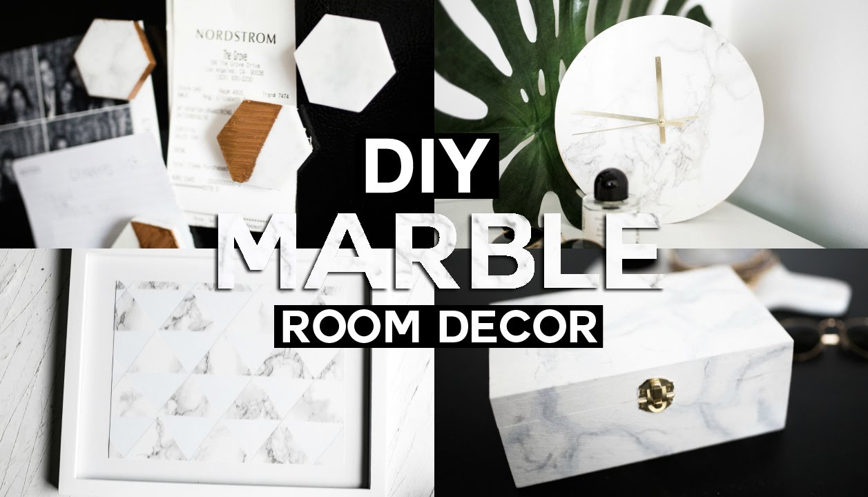 Best ideas about DIY Videos Room Decor
. Save or Pin DIY Marble Room Decor Affordable & Minimal Now.