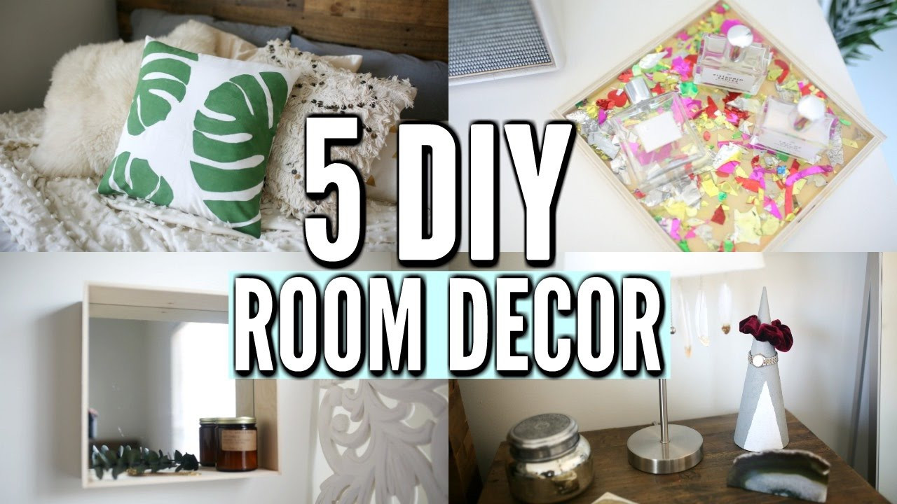 Best ideas about DIY Videos Room Decor
. Save or Pin 5 DIY Room Decor Ideas Easy DIY Room Decorations for Now.