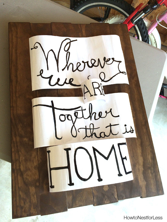 Best ideas about DIY Vinyl Lettering
. Save or Pin DIY Vinyl Lettering Painted Sign How to Nest for Less™ Now.