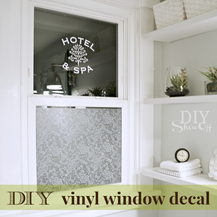 Best ideas about DIY Vinyl Stickers
. Save or Pin DIY Window Vinyl Decal DIY Show f ™ DIY Decorating Now.