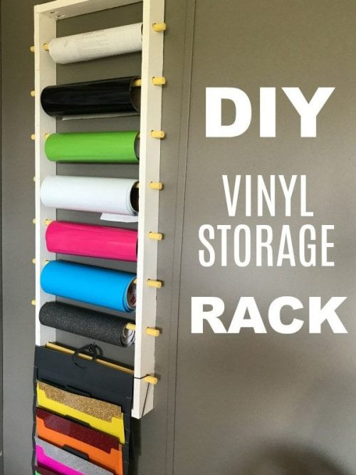 Best ideas about DIY Vinyl Storage
. Save or Pin DIY Vinyl Storage Rack for Rolls and Sheets Daily Dose Now.