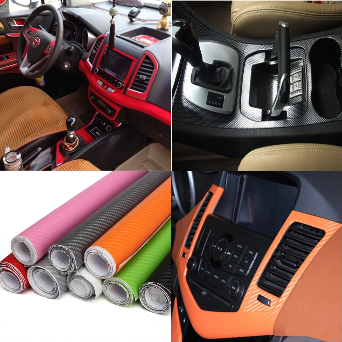 Best ideas about DIY Vinyl Wrapping
. Save or Pin 2Mx60CM DIY 3D Carbon Fiber Vinyl Wrap Roll Sticker Now.