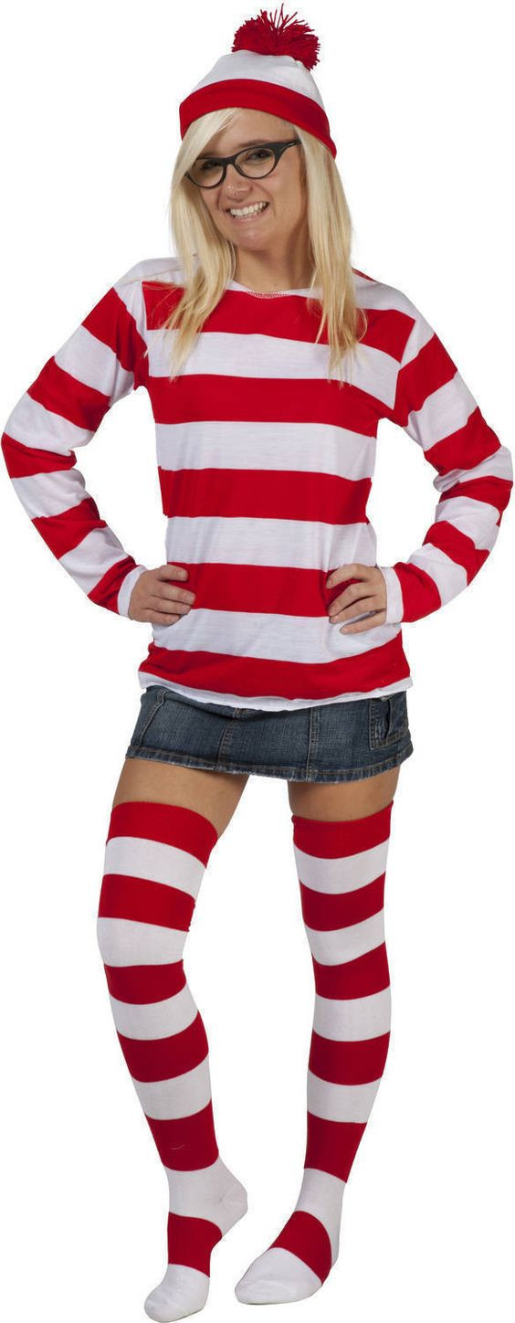 Best ideas about DIY Waldo Costume
. Save or Pin Wheres Wenda Costume Now.