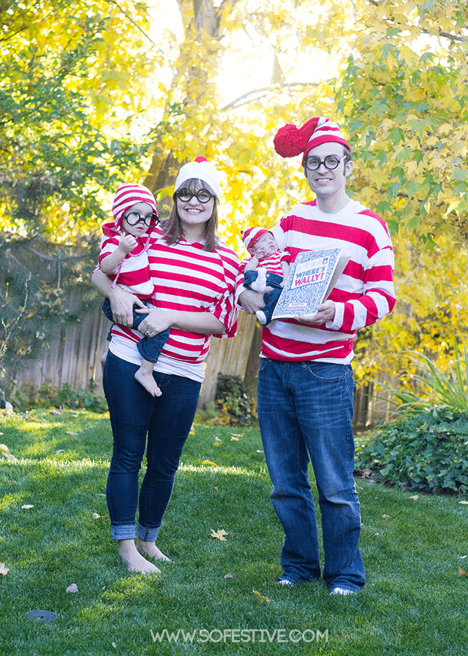 Best ideas about DIY Waldo Costume
. Save or Pin Under $25 DIY Family Halloween Costume Ideas So Festive Now.