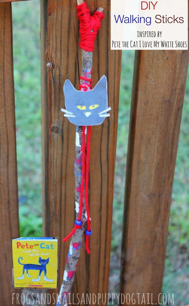 Best ideas about DIY Walking Stick
. Save or Pin DIY Walking Sticks inspired by Pete the Cat I Love My Now.