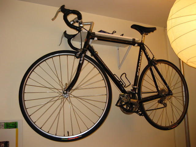 Best ideas about DIY Wall Bike Rack
. Save or Pin DIY Custom Made Wall Mount Bike Rack & Shelf Now.