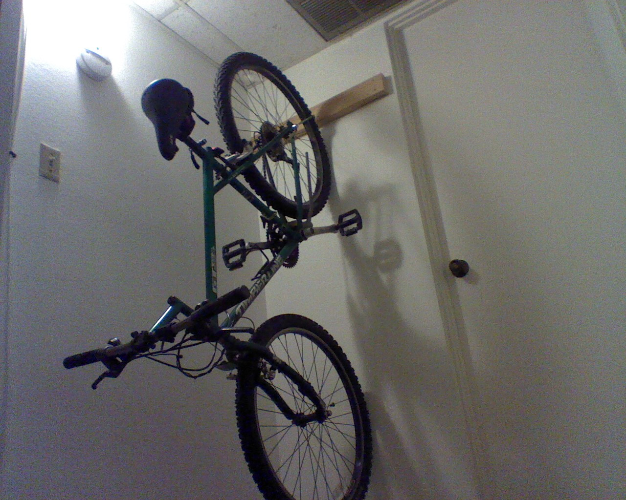 Best ideas about DIY Wall Bike Rack
. Save or Pin Homemade DIY bike wall hanger rack Now.
