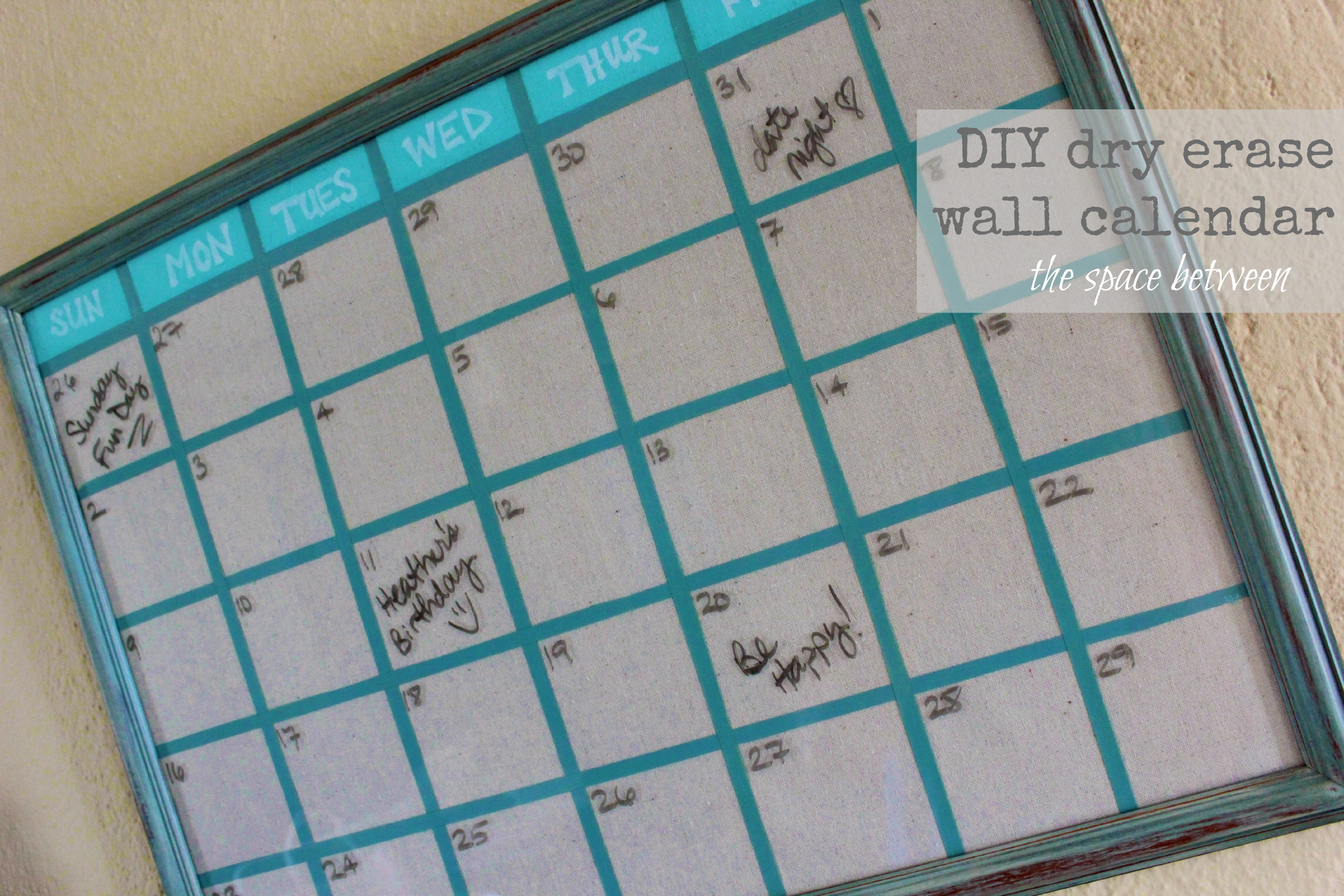 Best ideas about DIY Wall Calendars
. Save or Pin diy wall calendar the space between Now.