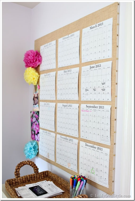 Best ideas about DIY Wall Calendars
. Save or Pin DIY Wall Calendar Business Side of Blogging Now.